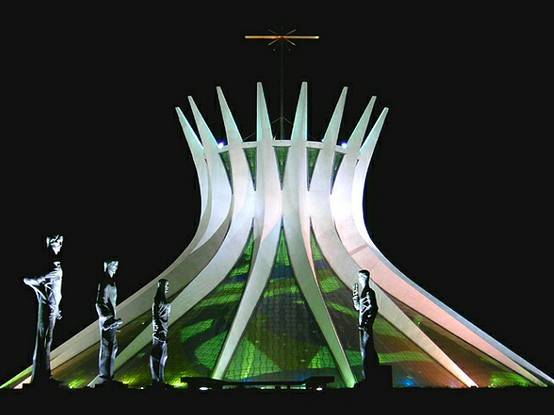 Photo:  Cathedral of Brasilia, Brasil 